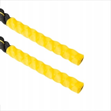 Желтая боевая скакалка 2,8 м.