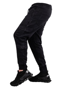 Мужские брюки-карго JOGGERS, черные BOXEL, размер 33