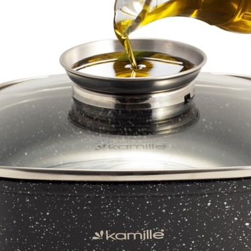 НАБОР ГОРШКОВ НАБОР алюминиевых мраморных горшков INDUCTION KAMILLE