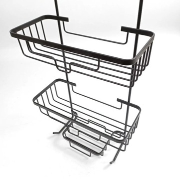 ПОДВЕСНАЯ ПОЛКА ДЛЯ ДУША В ВАННОЙ, МЕТАЛЛИЧЕСКАЯ ВЕШАЛКА, НАСТЕННАЯ ВЕШАЛКА