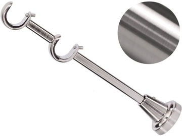 19+19 mm WSPORNIK PODWÓJNY Metal LUXURY STAL