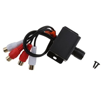 Car Audio Controller Regulacja dźwięku Boost RCA
