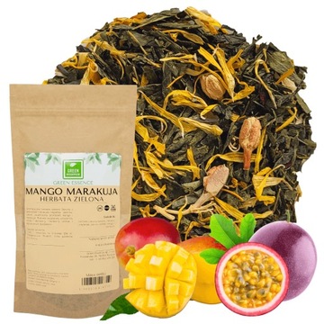 Sencha Hibiskus aromatyczna z Mango i Marakuja 50g