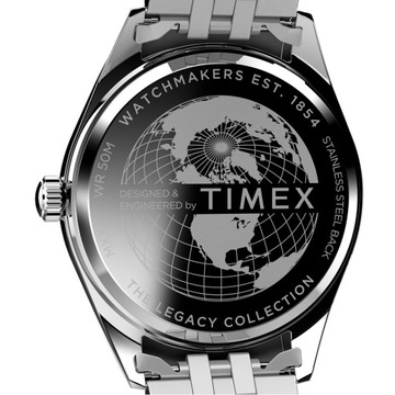 Zegarek Męski Timex TW2V68000 srebrny bransoleta
