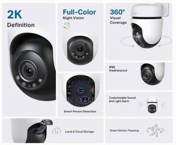 Внутренняя и уличная IP-камера TP-LINK Tapo C510W