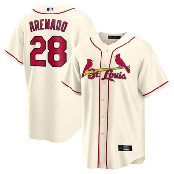Oficjalna replika koszulki Arenado Cream St. Louis Cardinals, 3XL