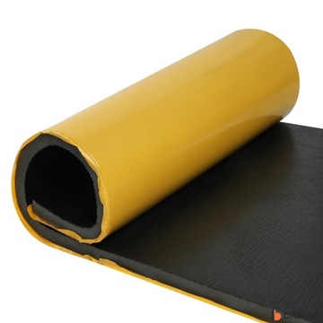 Звукоизолирующий коврик ACOUSTIC FOAM 25х50см, 4см, полиуретановая губка, черный