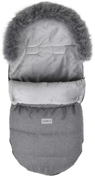 ŚPIWOREK DO WÓZKA SANEK NA ZIMĘ MAXI 114cm OCIEPLONY BABYMAM PREMIUM