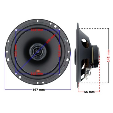 ПРОСТАВКИ АВТОМОБИЛЬНЫХ ДИНАМИКОВ JBL 4 ДЛЯ VW PASSAT B5 GOLF 4 IV спереди + сзади