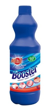 BOOSTER WYBIELACZ PŁYN WYBIELAJĄCY 1L DEZYNFEKUJĄCY