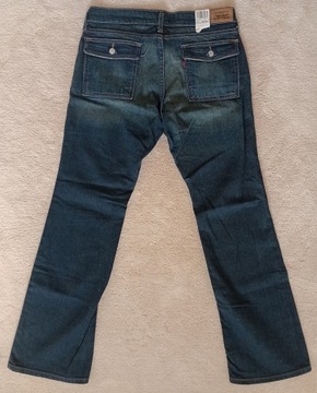 Spodnie damskie jeansowe dzwony Levis 545 r.L