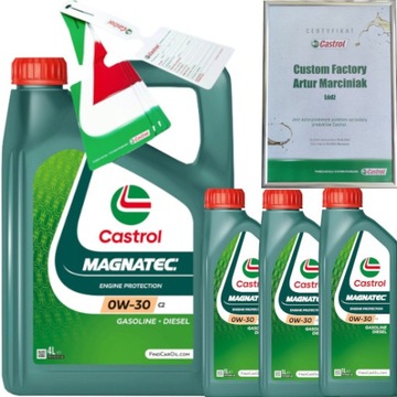 CASTROL MAGNATEC 0W30 C2 7L PSA B712312 + ZAWIESZKA