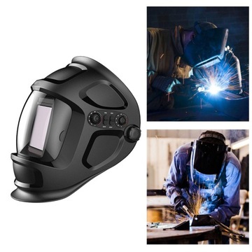 Шлифовка сварочного шлема с автоматическим затемнением, большой вид