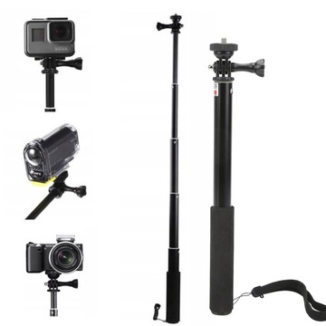 KIJEK DO SELFIE STOP ALUMINIUM DO 1-11 GOPRO HERO APARAT TELESKOPOWY KIJ