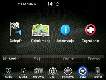 JEEP GRAND CHEROKEE UC84 ПОЛЬСКОЕ МЕНЮ РАДИО КАРТА