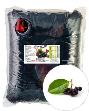 Sok z aronii 100% aronia tłoczony naturalny 3L