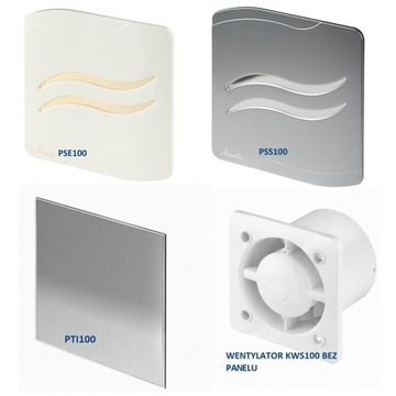 Вентилятор для ванной комнаты Fi100, тихий, цвета, узоры