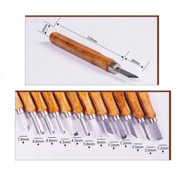 НАБОР НОЖЕЙ ДЛЯ РЕЗЬБЫ ПО ДЕРЕВУ, ЛОЖКА СДЕЛАЙ САМ