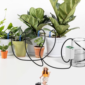 Автоматическая система полива 2000 мАч для садового балкона