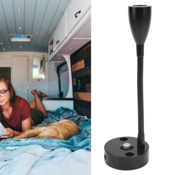 НАСТЕННЫЙ СВЕТИЛЬНИК 12В СВЕТОДИОДНАЯ АЛЮМИНИЕВАЯ ВРАЩАЮЩАЯСЯ ЛАМПА USB