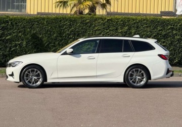 BMW Seria 3 G20-G21 Touring 2.0 320d 190KM 2022 BMW Seria 3 Bezwypadkowa Serwisowana 1-Wlasciciel M-HEV Ledy Panorama Asys, zdjęcie 2