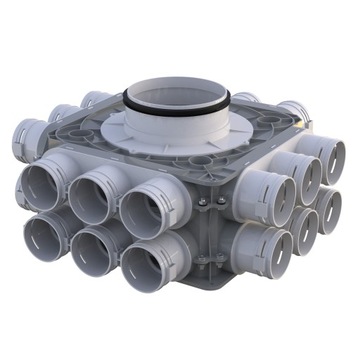 ROZDZIELACZ WENTYLACYJNY PIONOWY 24-KRÓĆCOWY 24X75/200MM REKUPERACJA VENTS