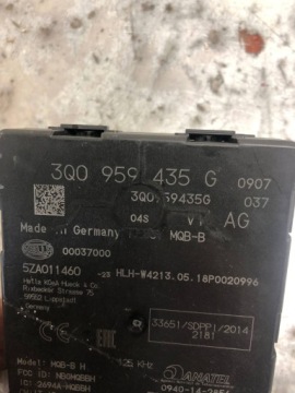 3Q0959435G, modul Bedienteil KESSY VW PASSAT B8 3Q0959435G | thumb 2
