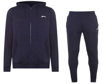 Dres SLAZENGER BAWEŁNIANY bluza + spodnie DUŻY ROZMIAR XXL 2XL