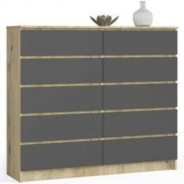 MEBLE do DOMU SYPIALNI KOMODA 140x40x121cm XXL komoda szafka szuflady