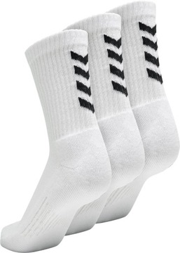 SKARPETY HUMMEL FUNDAMENTAL 3-PACK SOCK białe 022140-9001 r. 36-40