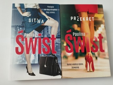 Zestaw PAULINA ŚWIST Paka x2 Sitwa Przekręt kryminał sensacja thriller lite