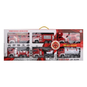 ПОЖАРНЫЙ МОСТ АВТОМОБИЛИ XXL НАБОР 6 В 1 АВТОМОБИЛИ ПОЖАРНАЯ МАШИНА МАЛЕНЬКИЕ АВТОМОБИЛИ