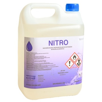 NITRO 5L SOLVENT RC-01 ЧИСТЯЩИЙ РАЗБАВИТЕЛЬ ДЛЯ ЛАКОВЫХ КРАСОК CDW