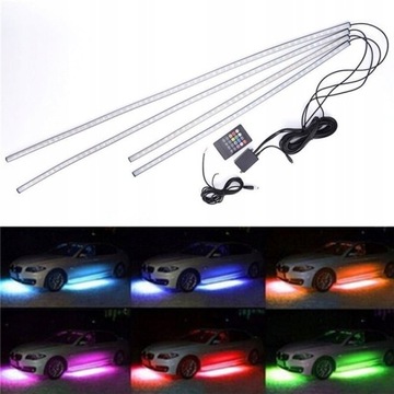 ОСВЕЩЕНИЕ ШАССИ RGB СВЕТОДИОДНЫЕ ЛЕНТЫ НЕОНОВЫЙ ТЮНИНГ