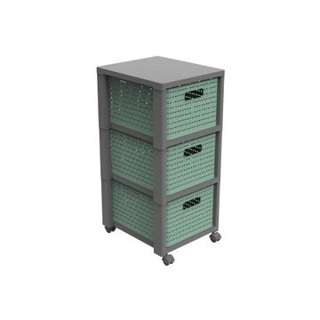 Szafka 3 x 18 l A4 COUNTRY ECO