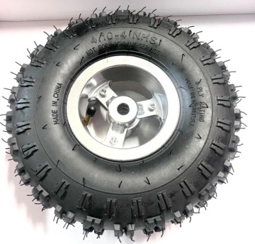 Заднее колесо 4.10-4 Mini Quad 49cc с ободом и шиной ALU