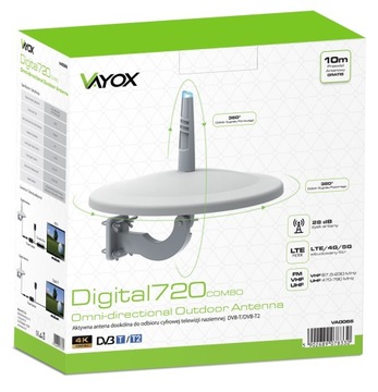 КРУГЛАЯ АНТЕННА DVB-T2 MUX8 LTE COMBO 2 ТВ-НАБОРА