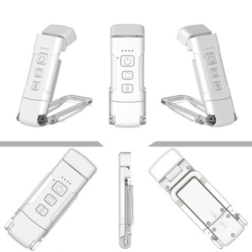 USB-лампа для чтения книг, 3 цвета света, ночник с 9 светодиодами
