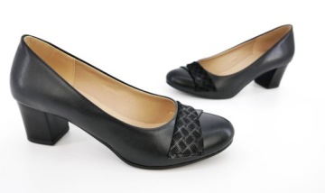 ТУФЛИ ЖЕНСКИЕ SKORPIO ПОЛЬСКИЕ, ЧЕРНЫЕ, R38