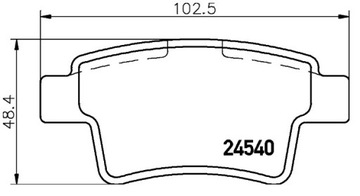Диски С ПОДШИПНИКОМ + ЗАДНИЕ колодки Citroen C4 PICASSO