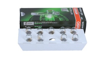 ЛАМПА OSRAM W5W 12V/5W W2.1X9.5D (ВСЕ СТЕКЛА) (10ШТ) ULTRA LIFE