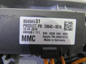 SENZOR ALARMU POHYBU MITSUBISHI ASX 8640A501