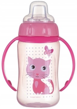 CANPOL KUBEK TRENINGOWY UCHWYT CUTE ANIMALS 320 ml