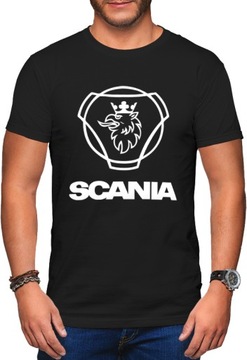 MĘSKI T-SHIRT KOSZULKA DLA KIEROWCY TIRA SCANIA L MĘSKA TSHIRT Z NADRUKIEM