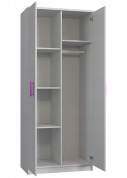 Комплект мебели из 6 предметов, шкаф, полка, письменный стол, кровать.