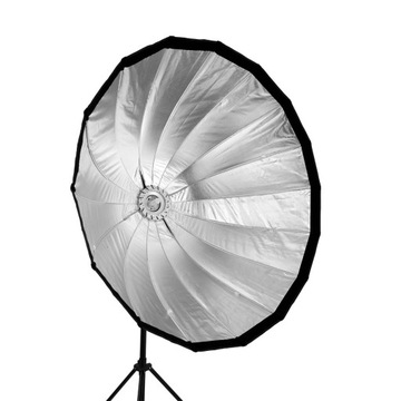 Восьмиугольный софтбокс + решетка 120 см, шестигранное крепление Bowens + КРЫШКА
