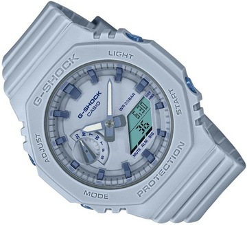 SPORTOWY ZEGAREK DAMSKI G-SHOCK GMA-S2100BA-2A2ER MODNY BŁĘKITNY WR200 +BOX