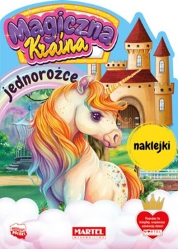 MARTEL KOLOROWANKA JEDNOROZCE Z NAKLEJKAMI 8767