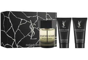 Yves Saint Laurent La nuit de L'Homme EDT 100ml + 2 x żel pod prysznic 50ml