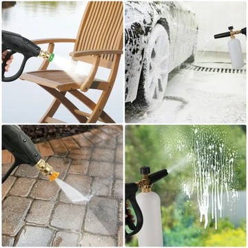 ПЕННЫЙ ПИСТОЛЕТ 1000 МЛ ДЛЯ МОЕЧНЫХ МАШИН ДАВЛЕНИЯ, БЫСТРЫЙ СОЕДИНИТЕЛЬ